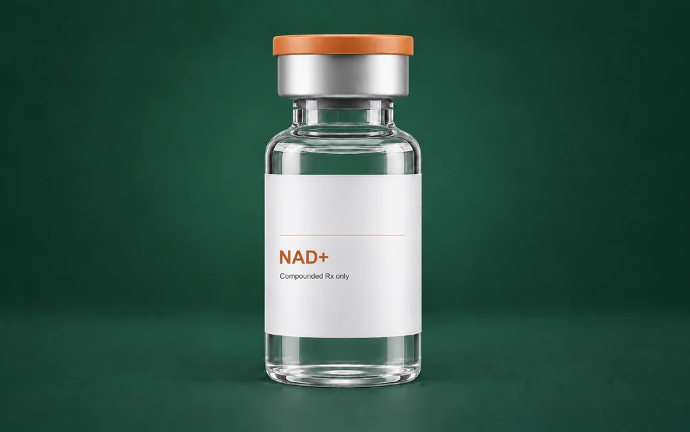 LongevityX MD compounded NAD+ injection vial